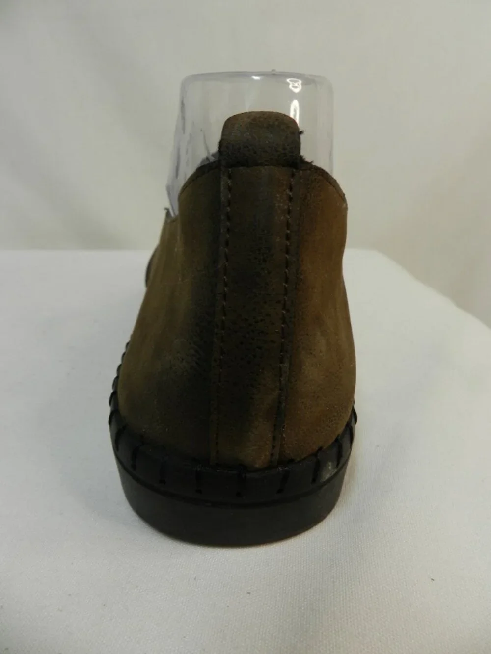 Easy Street Fresh Size Sz 10 Wide brown faux leather comfort slip on Worn Once